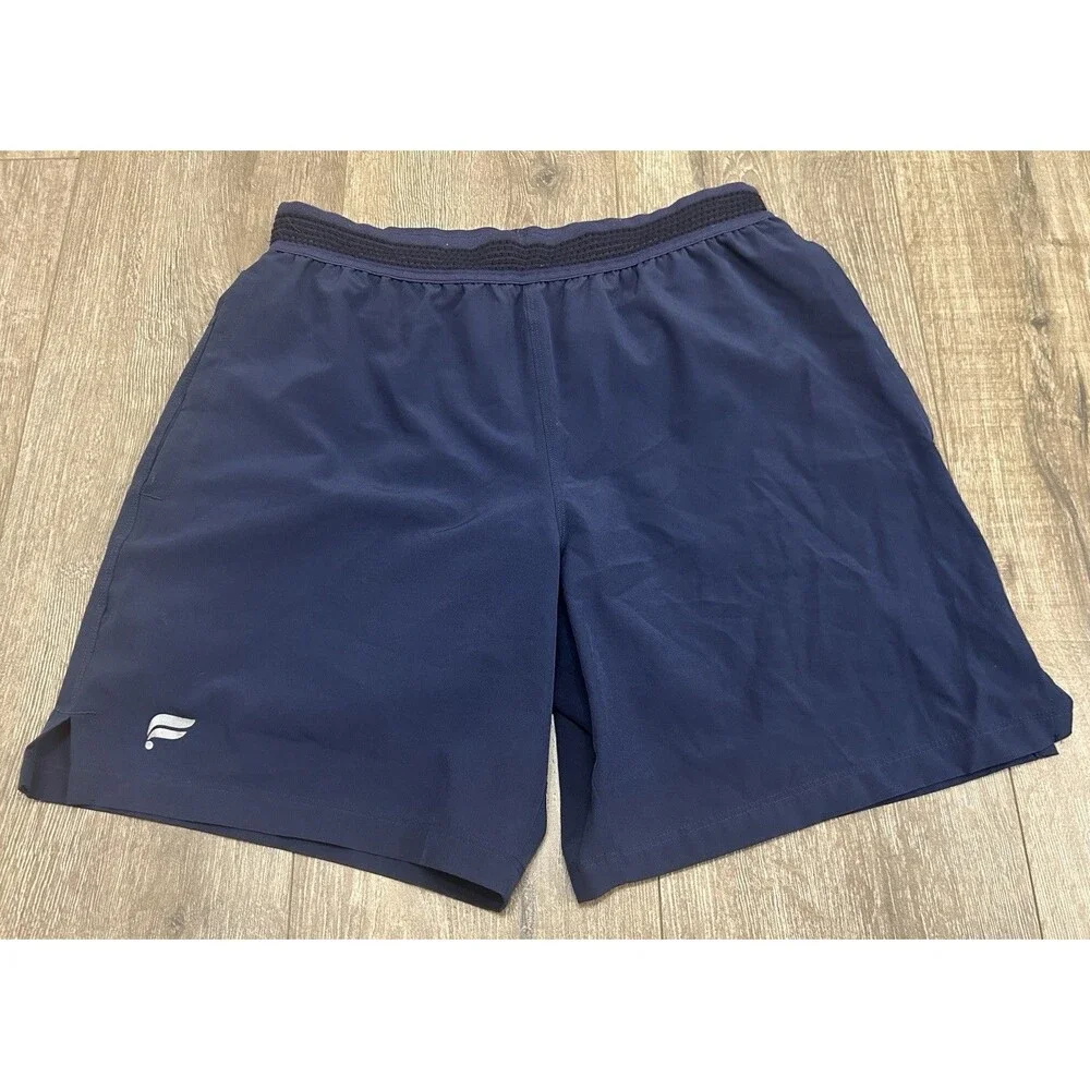 Fabletics Fundamental Shorts Mens XS Blue 7” Lined